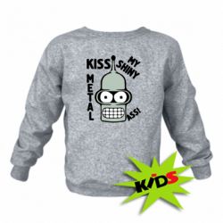 Детский свитшот Kiss metal - PrintSalon
