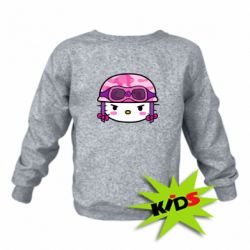 Детский свитшот Kitty-вояка - PrintSalon