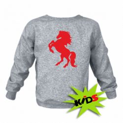 Детский свитшот Конь - PrintSalon