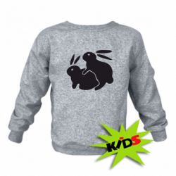 Детский свитшот Кролики - PrintSalon