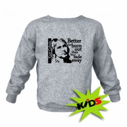 Дитячий світшот Kurt Cobain - PrintSalon