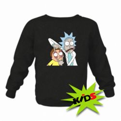 Детский свитшот Look Morty - PrintSalon