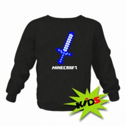 Детский свитшот Меч Minecraft - PrintSalon