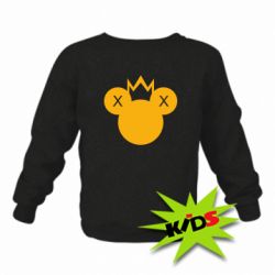 Детский свитшот Mickey with a crown - PrintSalon