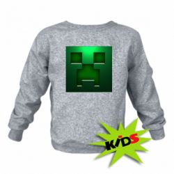 Детский свитшот Minecraft Face - PrintSalon