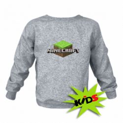 Детский свитшот Minecraft Land - PrintSalon
