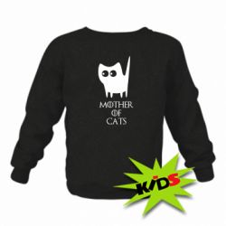 Детский свитшот Mother of cats - PrintSalon