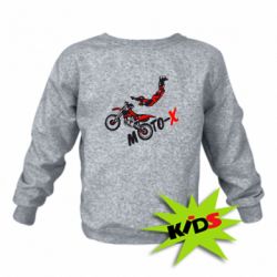 Детский свитшот Moto-X - PrintSalon