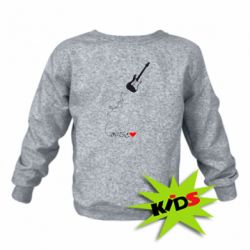 Детский свитшот Music love - PrintSalon
