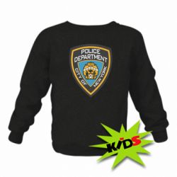 Детский свитшот New York Police Department - PrintSalon