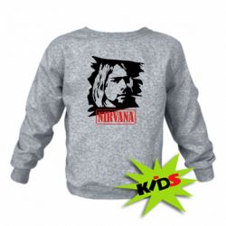 Детский свитшот Nirvana Kurt Cobian - PrintSalon