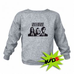 Детский свитшот Nirvana (Нирвана) - PrintSalon