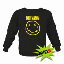 Детский свитшот Nirvana (Нирвана) - PrintSalon
