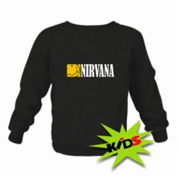 Детский свитшот Nirvana смайл - PrintSalon