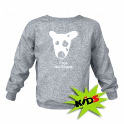 Детский свитшот Not Found - PrintSalon