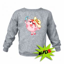 Детский свитшот Нюша в шляпке - PrintSalon