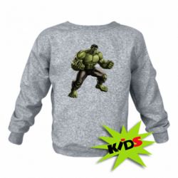 Детский свитшот Очень злой Халк - PrintSalon