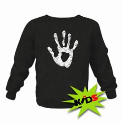 Детский свитшот Отпечаток руки - PrintSalon