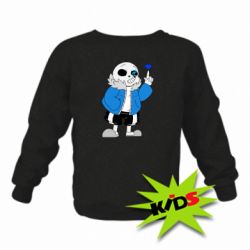 Дитячий світшот Sans with heart - PrintSalon
