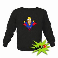 Детский свитшот Simpson superman - PrintSalon