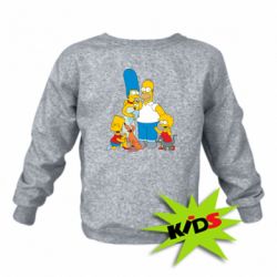Детский свитшот Simpsons Family - PrintSalon