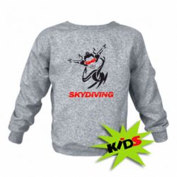 Детский свитшот Skidiving - PrintSalon