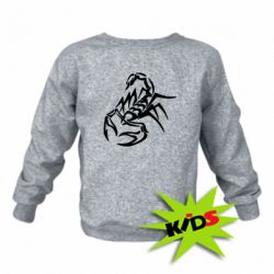Детский свитшот скорпион 2 - PrintSalon