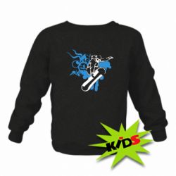Детский свитшот Сноуборд - PrintSalon