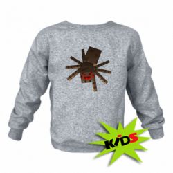 Детский свитшот Spider from Minecraft - PrintSalon