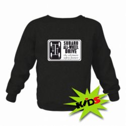 Детский свитшот Subaru All-Wheel - PrintSalon