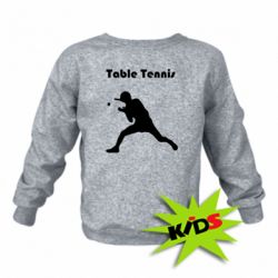 Дитячий світшот Table Tennis Logo - PrintSalon