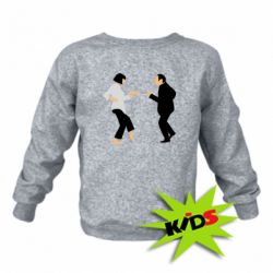 Детский свитшот Танец Криминальное Чтиво - PrintSalon