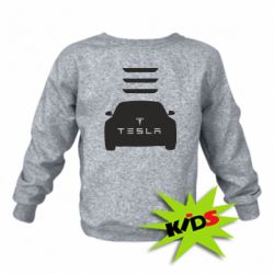 Детский свитшот Tesla Car - PrintSalon