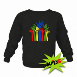 Детский свитшот Улыбки на руках - PrintSalon