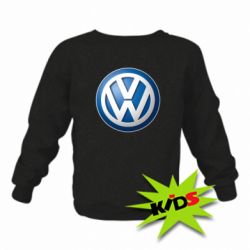 Детский свитшот Volkswagen 3D Logo - PrintSalon