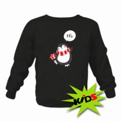 Детский свитшот Зимний пингвинчик - PrintSalon