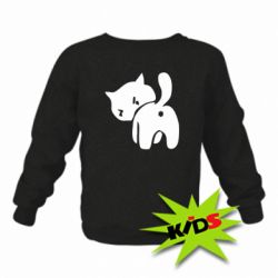 Детский свитшот злой котэ - PrintSalon