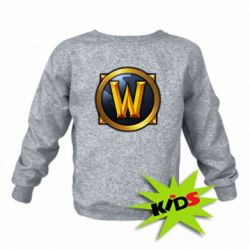 Дитячий світшот Значок wow - PrintSalon