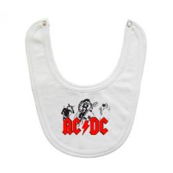 Слюнявчик  AC DC - PrintSalon