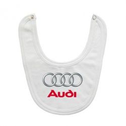 Слюнявчик  Audi 3D Logo - PrintSalon