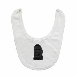 Слюнявчик Балаклава с пистолетом-PrintSalon Слюнявчик Балаклава с пистолетом