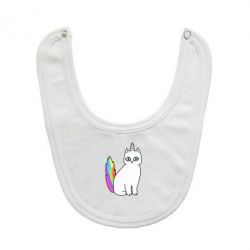 Слюнявчик  Cat Unicorn - PrintSalon