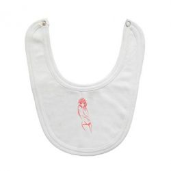 Слюнявчик  Девушка - PrintSalon