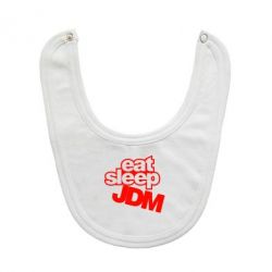 Слюнявчик  Eat sleep JDM - PrintSalon