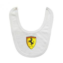 Слюнявчик  Ferrari 3D Logo - PrintSalon