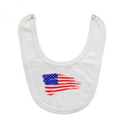 Слюнявчик  Флаг США - PrintSalon
