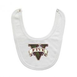 Слюнявчик  GTA 5 3D Logo - PrintSalon