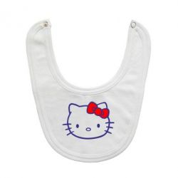 Слюнявчик  Hello Kitty logo - PrintSalon