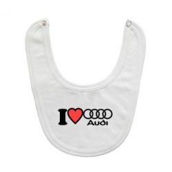 Слюнявчик  I love audi - PrintSalon