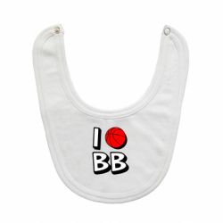 Слюнявчик  I love basketball - PrintSalon